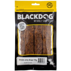 Black Dog, Chicken Jerky Strap 150g