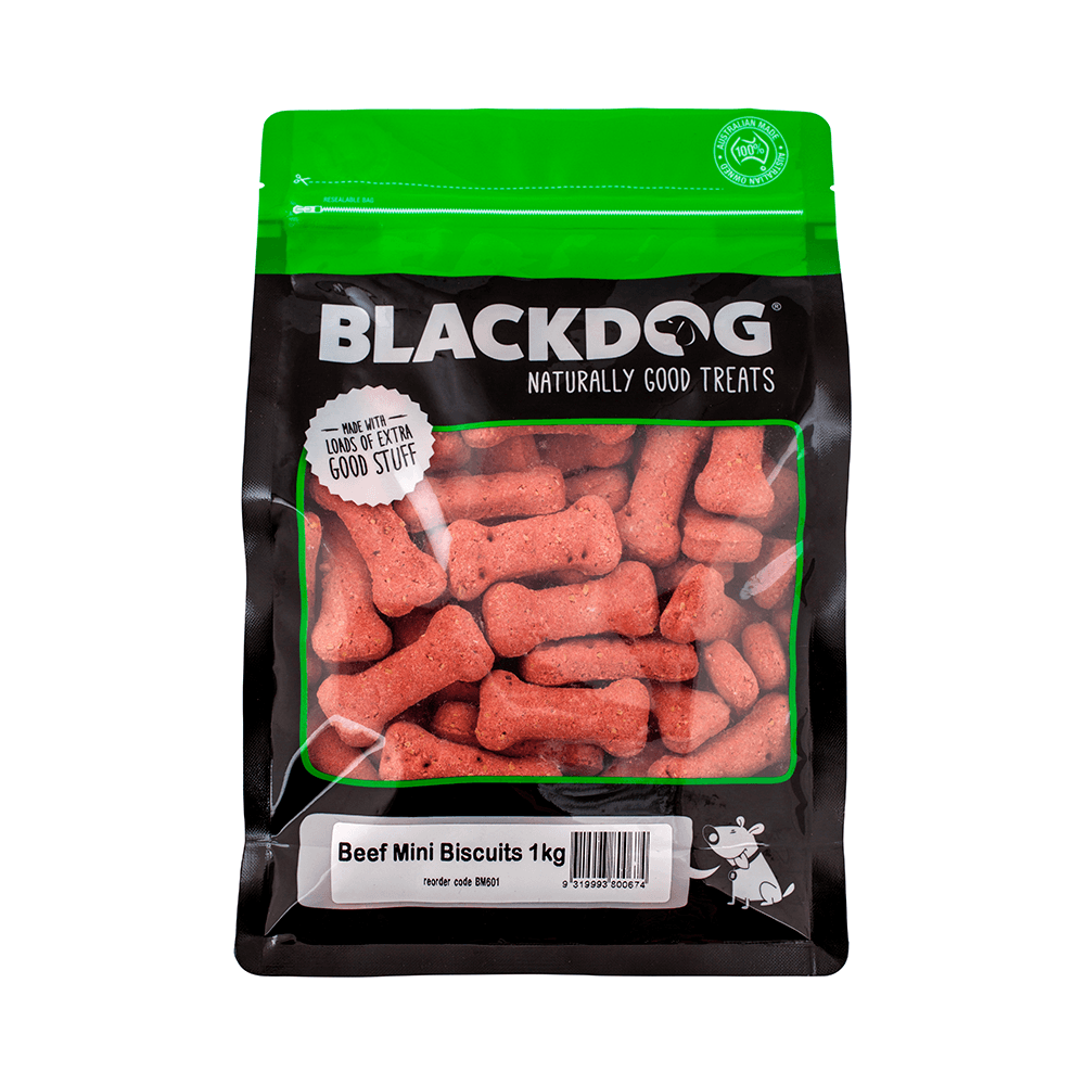 Black Dog, Mini Beef Biscuit 1KG