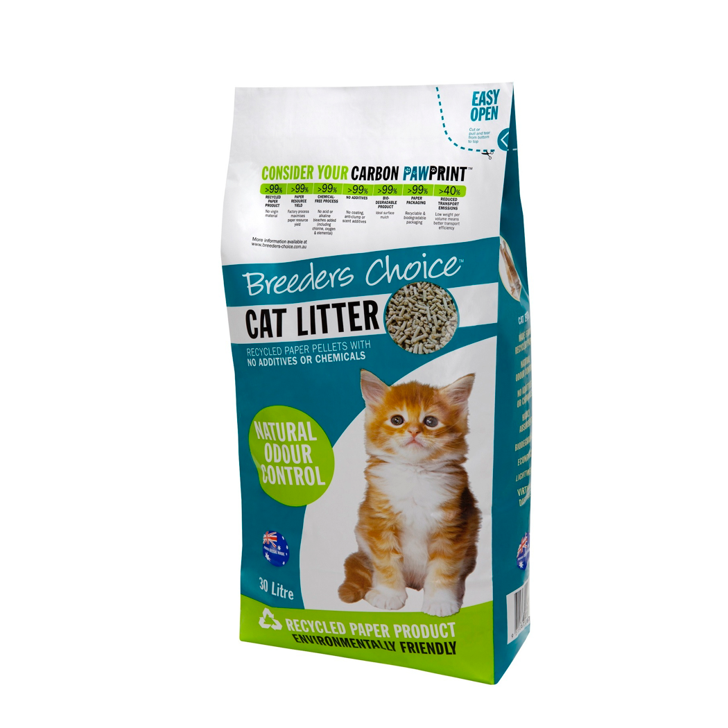 Breeders Choice, Cat Litter 30Lt