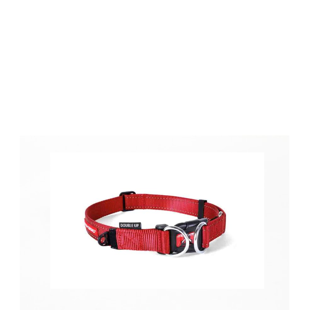 EzyDog, Double Up Collar (L) Red